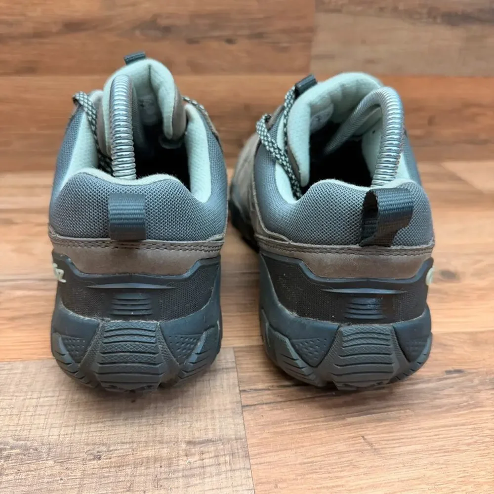 Oboz Sawtooth X Low Hiking Shoes Women's Size 8 Drizzle Gray Nubuck